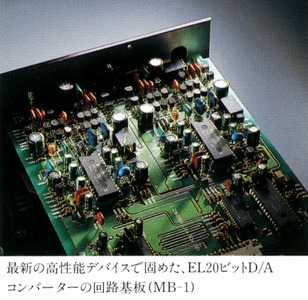 D/Aコンバーターの回路基板