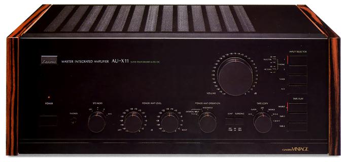 山水sansui au-x11老期靓发烧功放!